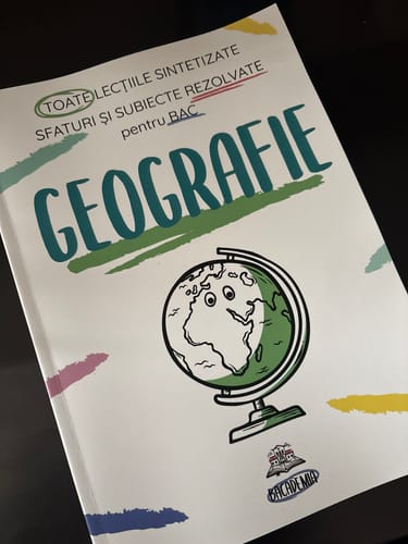 Recenzie cu fotografie de la un client despre Carte Geografie Bacalaureat Bacademia