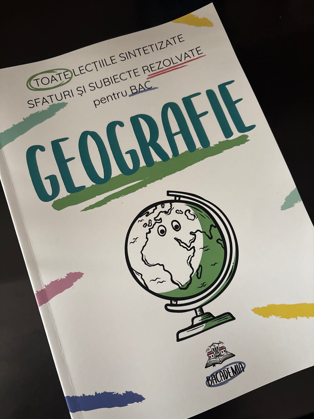 Customer photo review of Carte Geografie Bacalaureat Bacademia