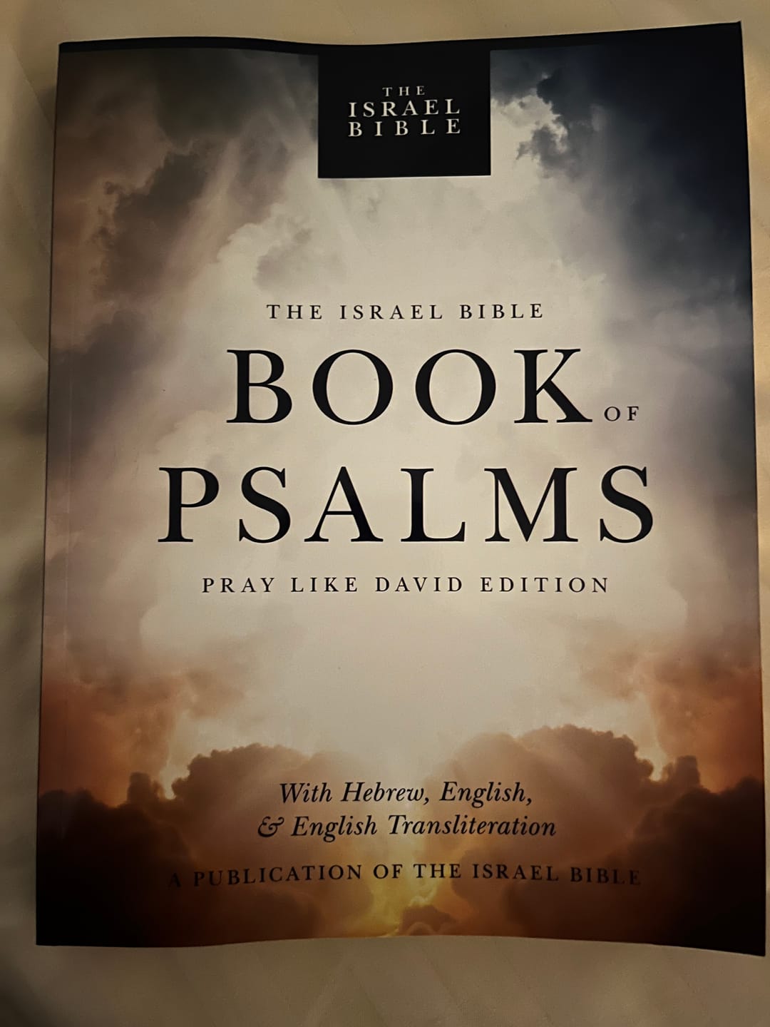 Customer photo review of The Israel Bible Book of Psalms: Pray Like David Edition