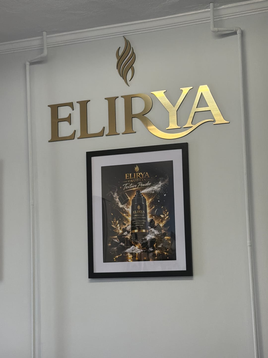 Customer photo review of Custom Wall Mounted Acrylic Cutout 3D Sign (Indoor) (S3)