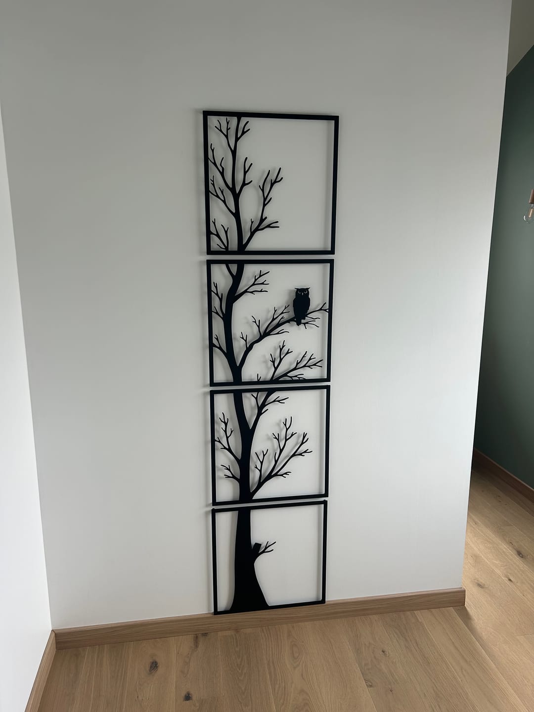 Customer photo review of Décoration Murale en Métal - Night watch