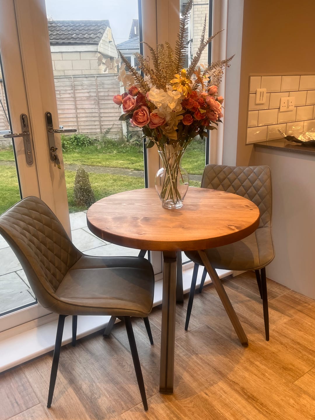 Customer photo review of Round Dining Table