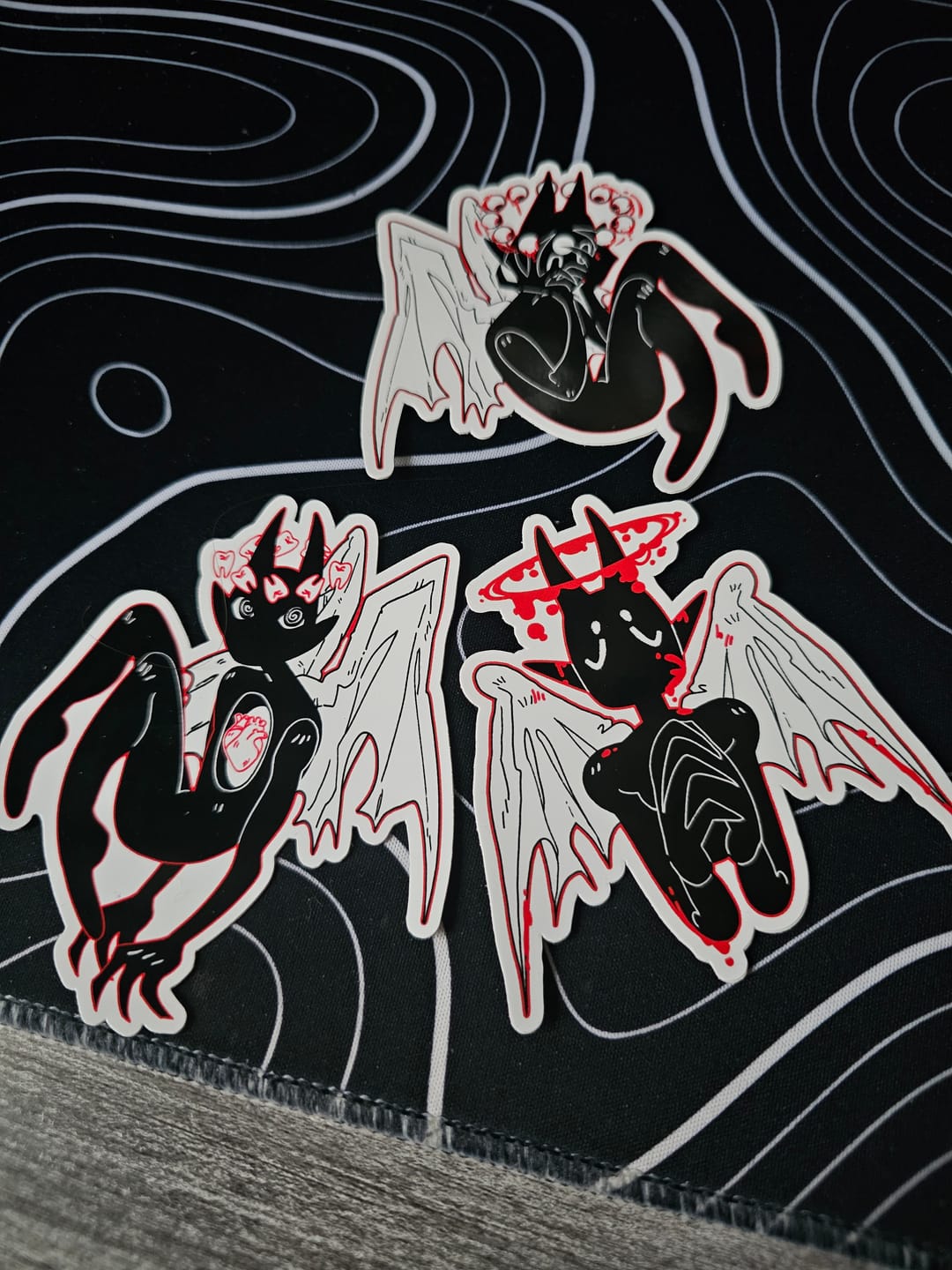 Customer photo review of Gore Angel Stickers