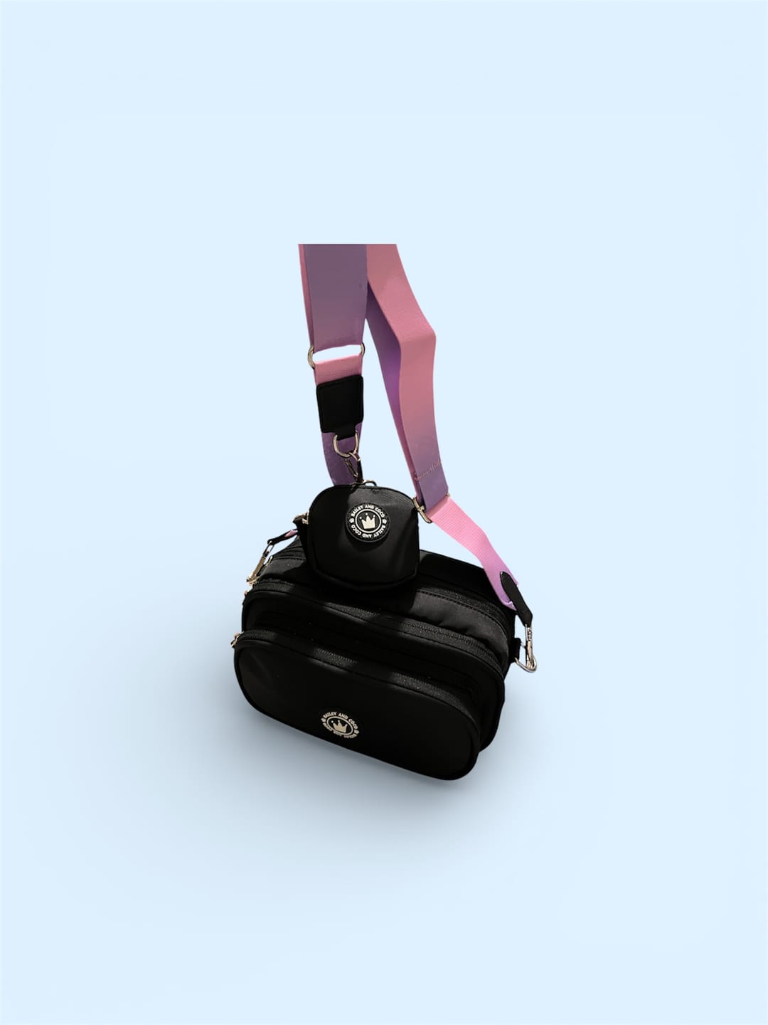 Customer photo review of Create Your Own Dog Walking Bag - Black