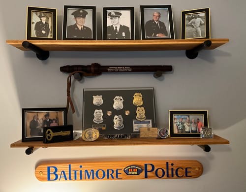 Customer photo review of Baltimore Maryland Police Badge Customizable Replica Movie Props