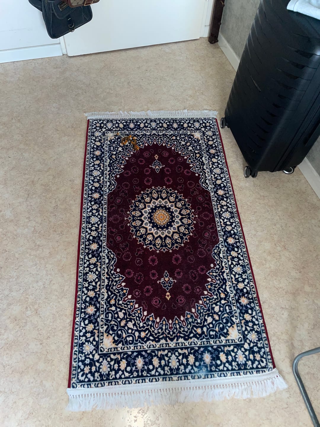 Customer photo review of Moroccan Padded Prayer Mat