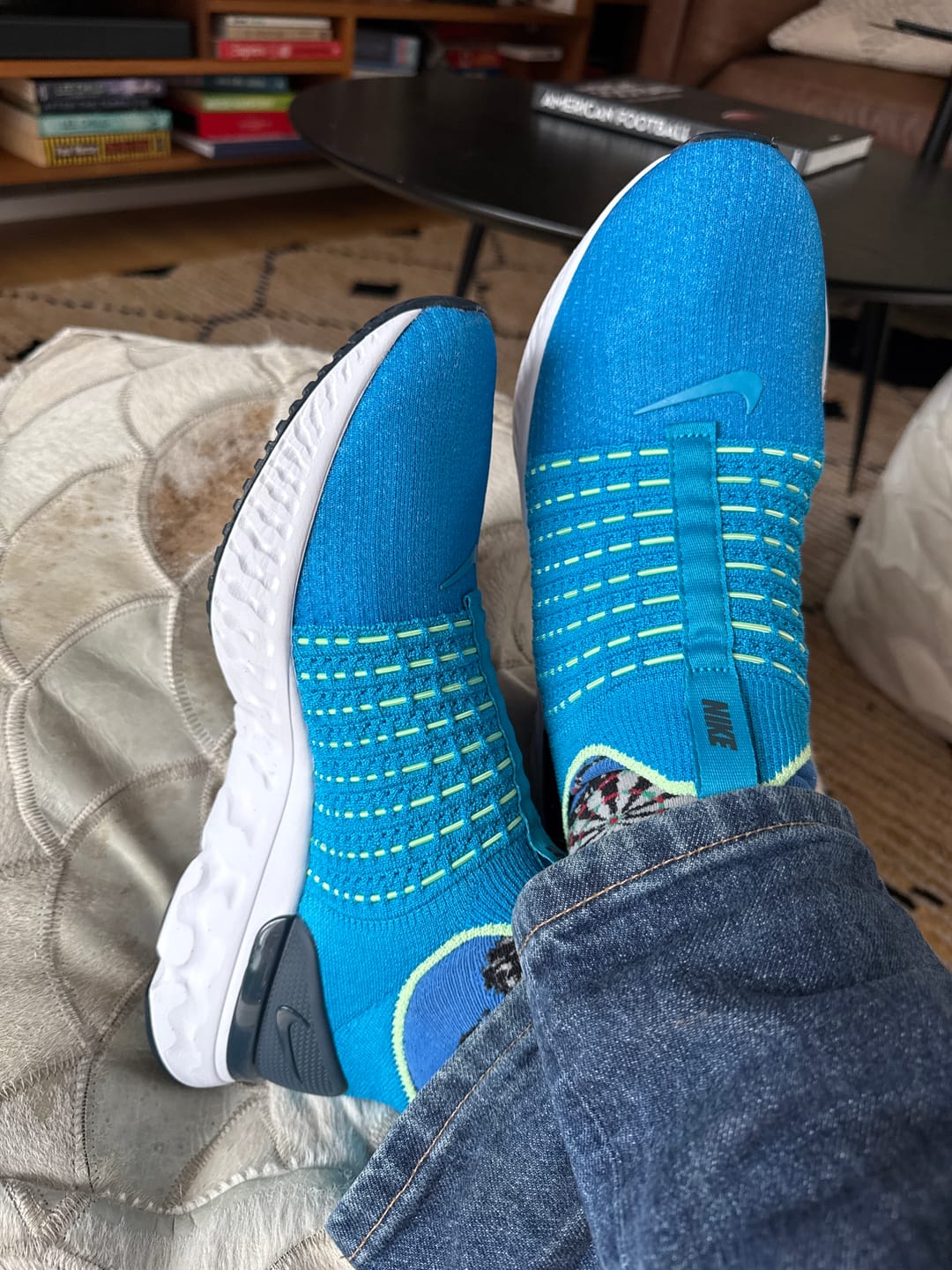 Customer photo review of Nike React Phantom Run Flyknit 2 Blue Orbit