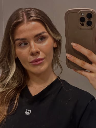 Customer photo review of brow styling wax + applicator