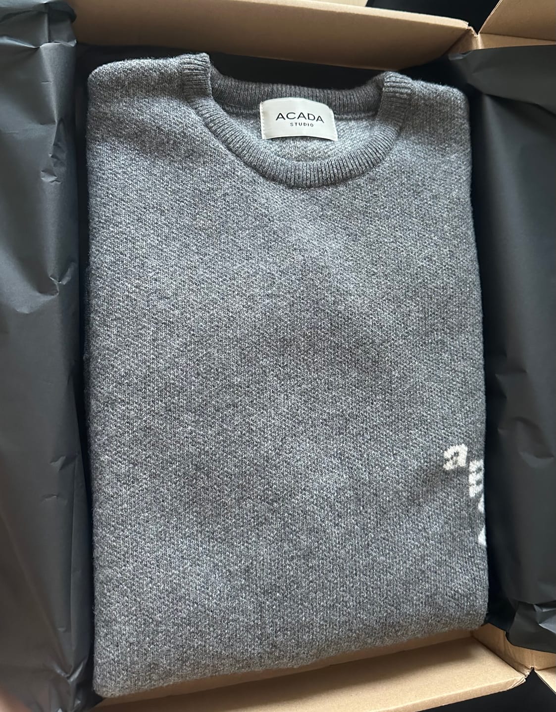 Customer photo review of AMOUR Merino Vilnos Džemperis Pilka
