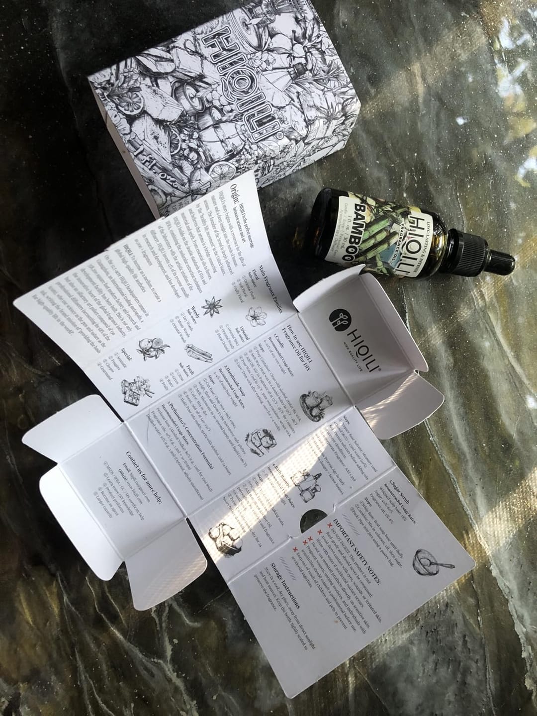 Customer photo review of Bamboo Fragrance Oil