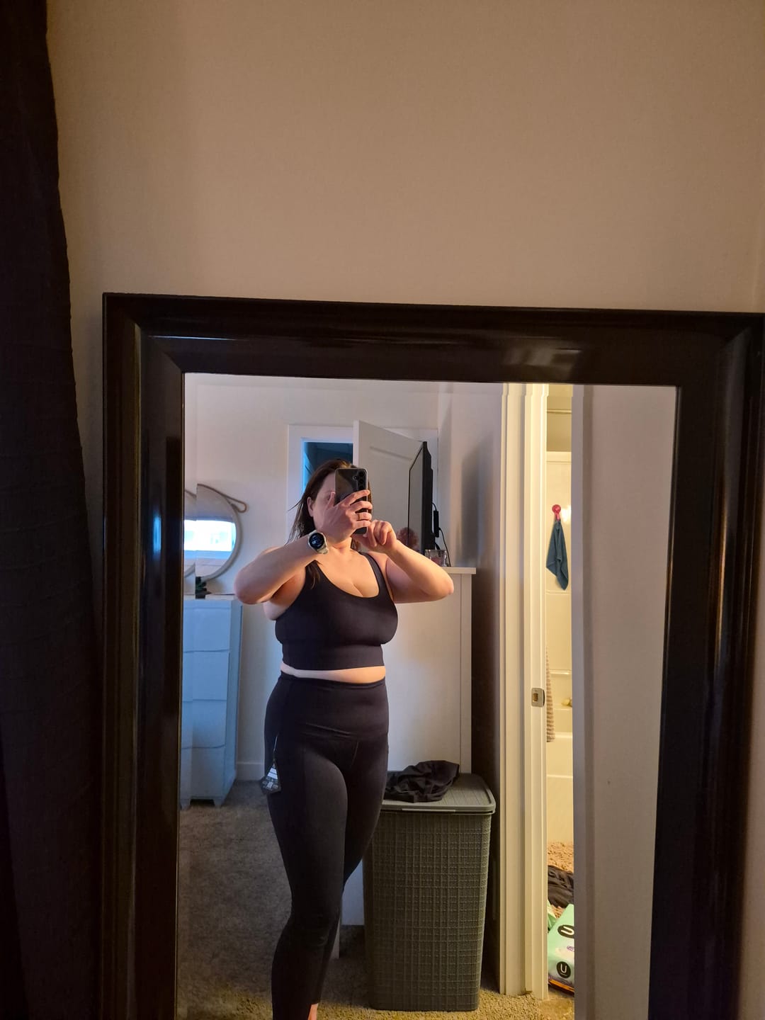 Customer photo review of Ribbed Sports Bra
