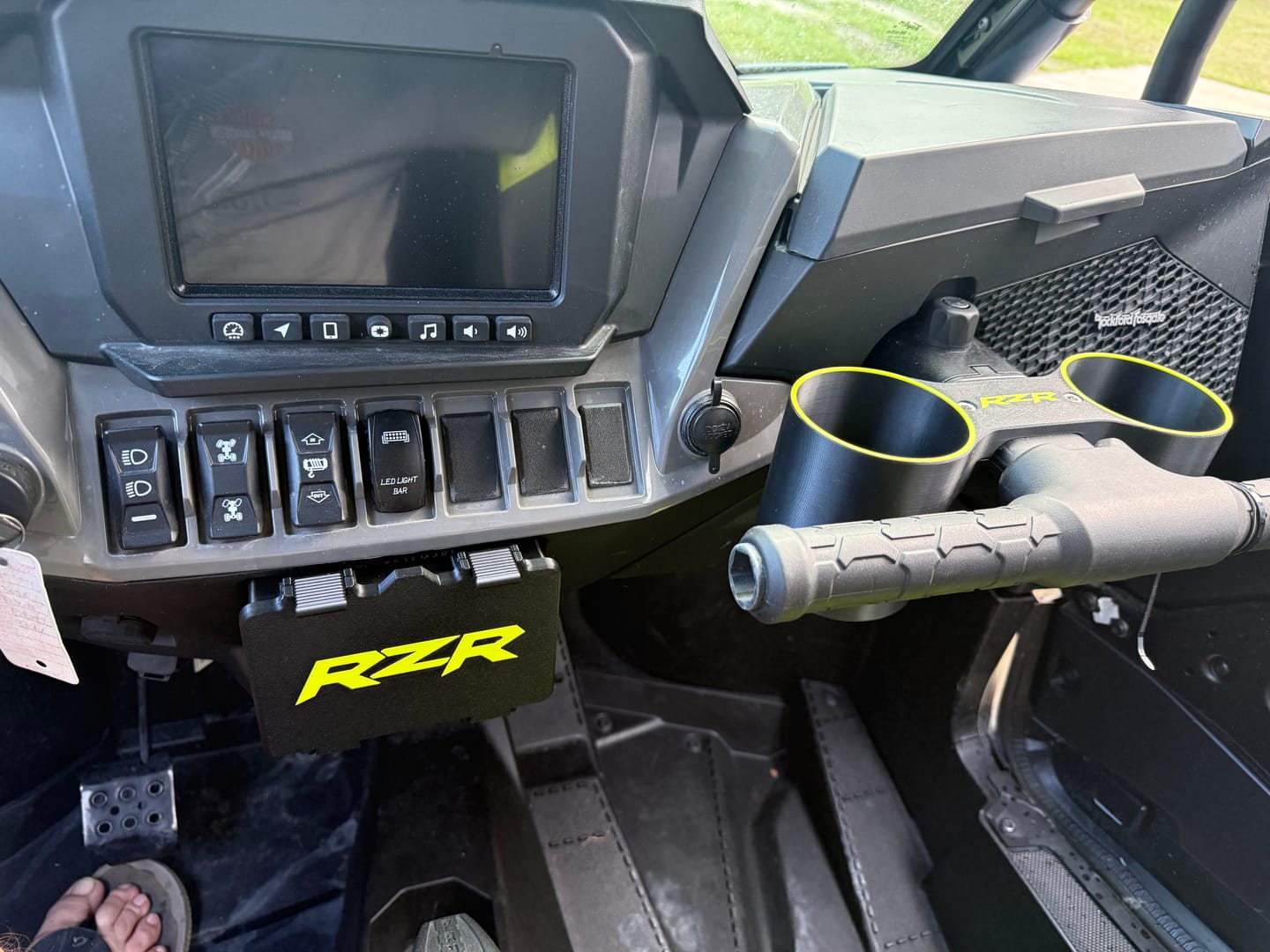 Customer photo review of Stash Box for 2024–2026 Polaris RZR XP 1000 – Factory-Fit Storage