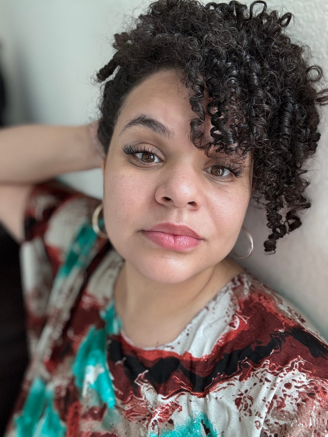 Customer photo review of Moisture N Slip Curling Cream