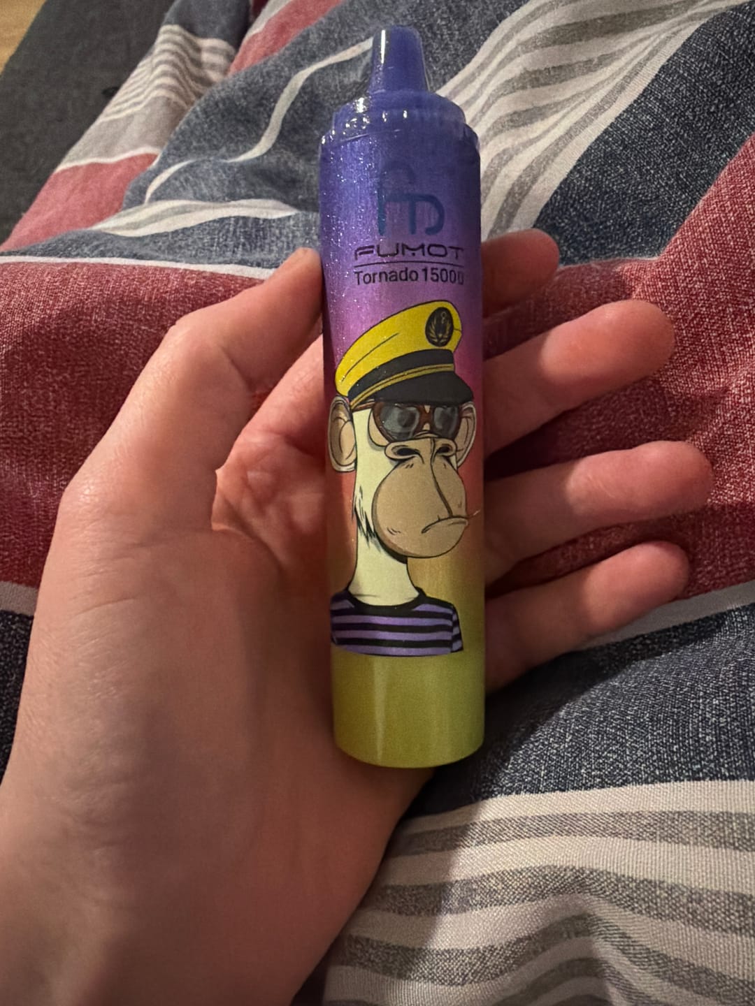 Customer photo review of RandM Tornado Vape 15000- Peach Blueberry Candy
