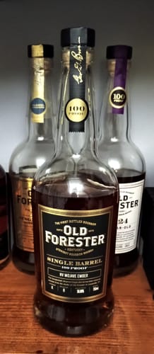 Customer photo review of Old Forester Single Barrel 100 Proof NV Mojave Ember Kentucky Straight Bourbon Whiskey