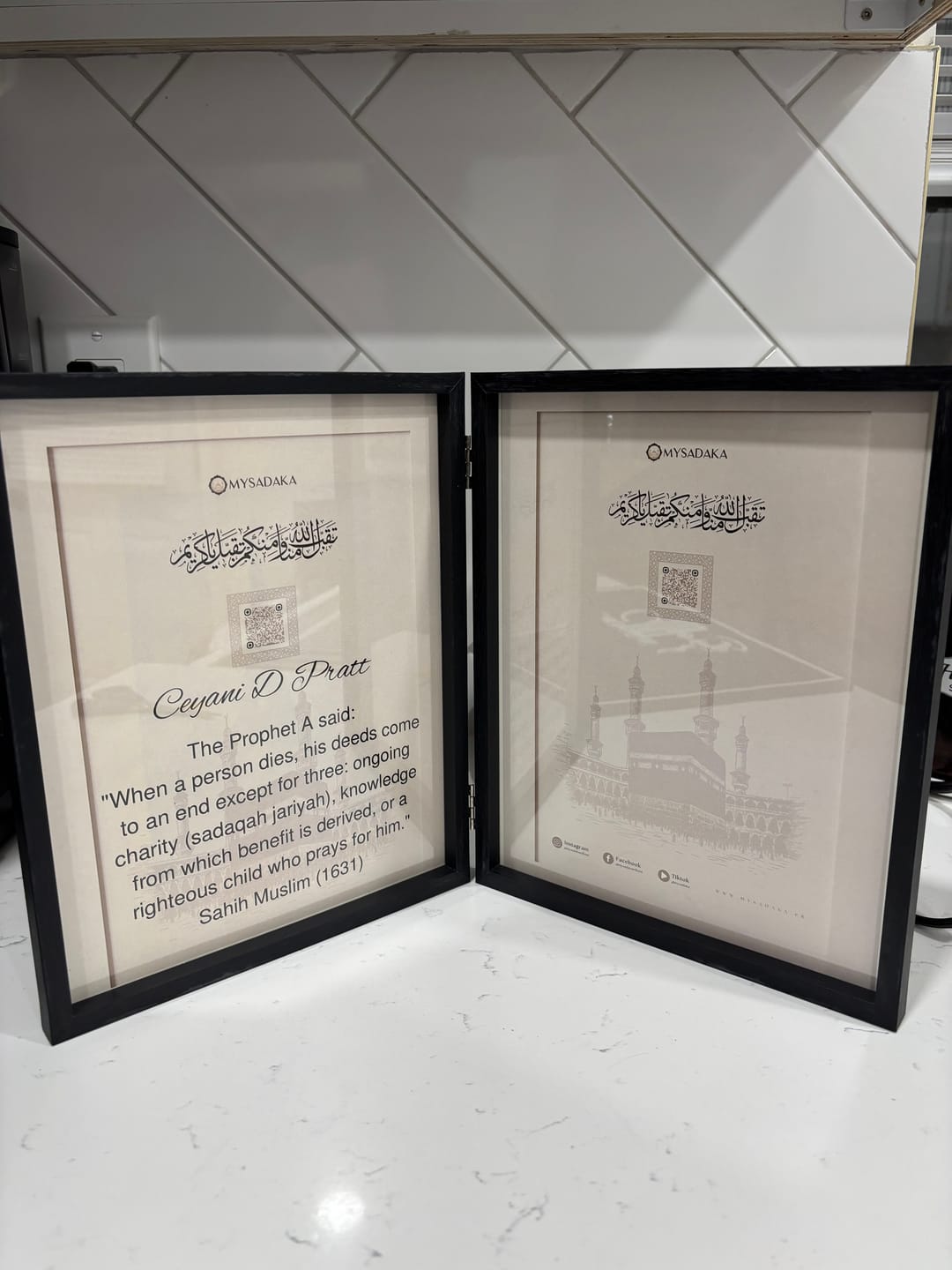 Customer photo review of Mon fauteuil à Makkah