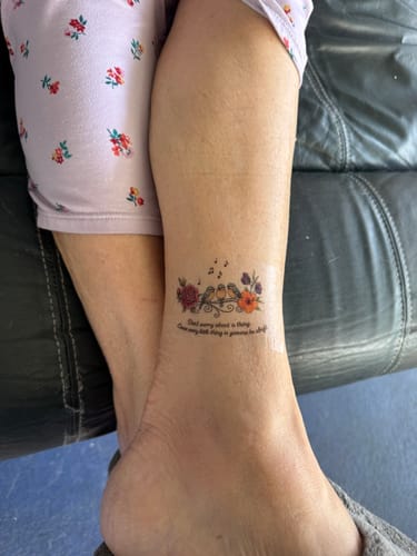 Customer photo review of Create Your Own Tattoo