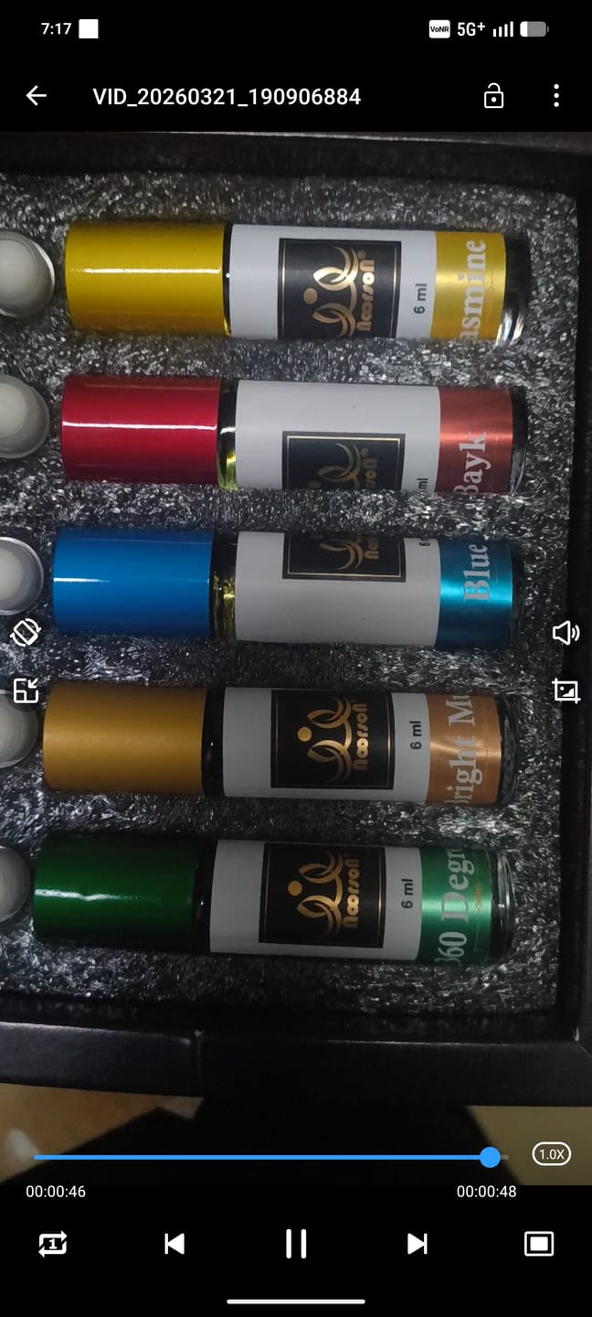 Customer photo review of Silver Combo (05 x 06Ml : Pack of 05)
