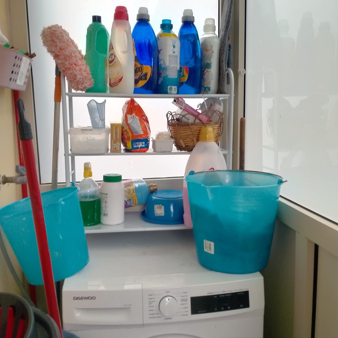 Customer photo review of Salvaspazio per bagno in metallo a 3 livelli