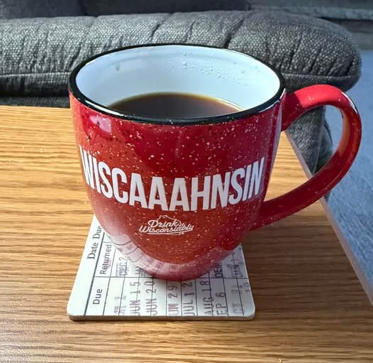 Customer photo review of "Wiscaaahnsin" Ceramic Mug