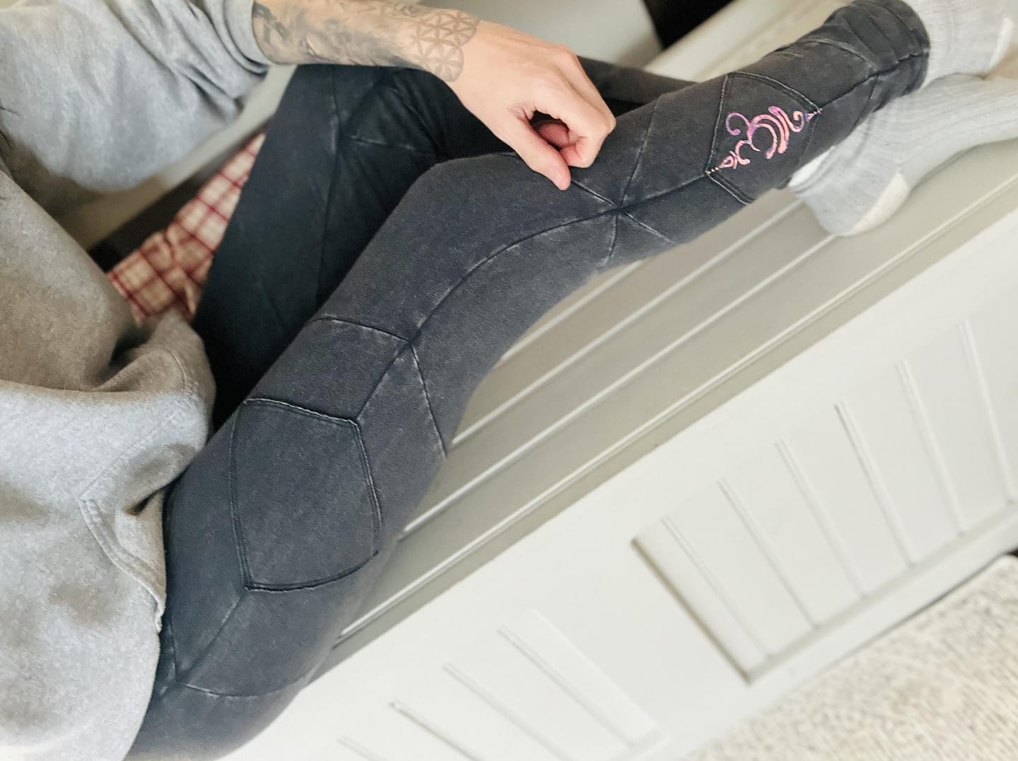 Customer photo review of NYEPI Leggings - [Stonewash]
