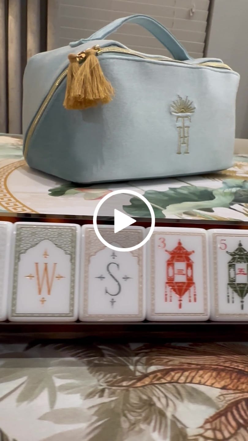Customer video review of Tortoiseshell Mahjong Racks