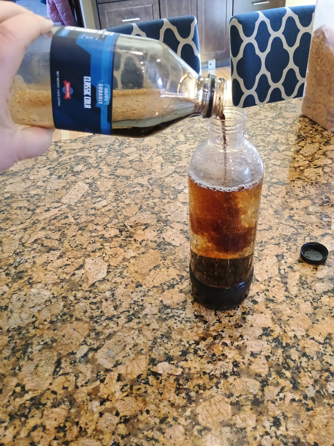 Customer photo review of Classic Cola Sparkling Water Flavoring Syrup