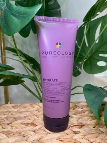 Customer photo review of Pureology Hydrate Superfood Treatment - Hair Hydration Treatment 200ml