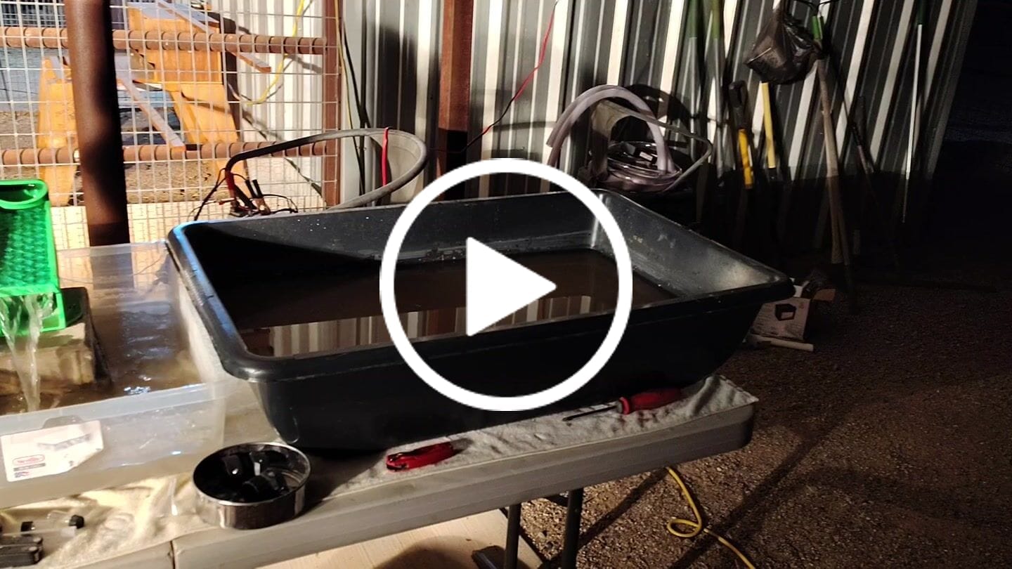 Customer video review of Gold Clean Up Buddy - 12V Kit (500gph) - Dream Mat Exclusive Sluice Box | Gold Prospecting Equipment