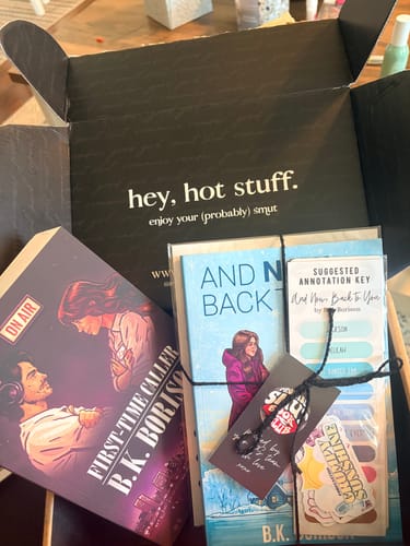 Customer photo review of good girl book club subscription