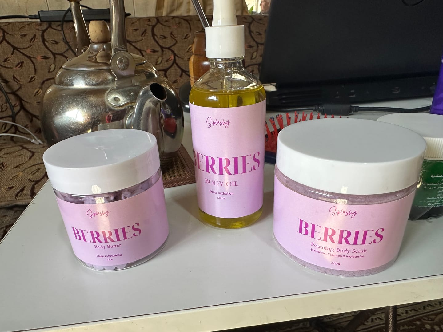Customer photo review of Splashy™ Foaming Body Scrub