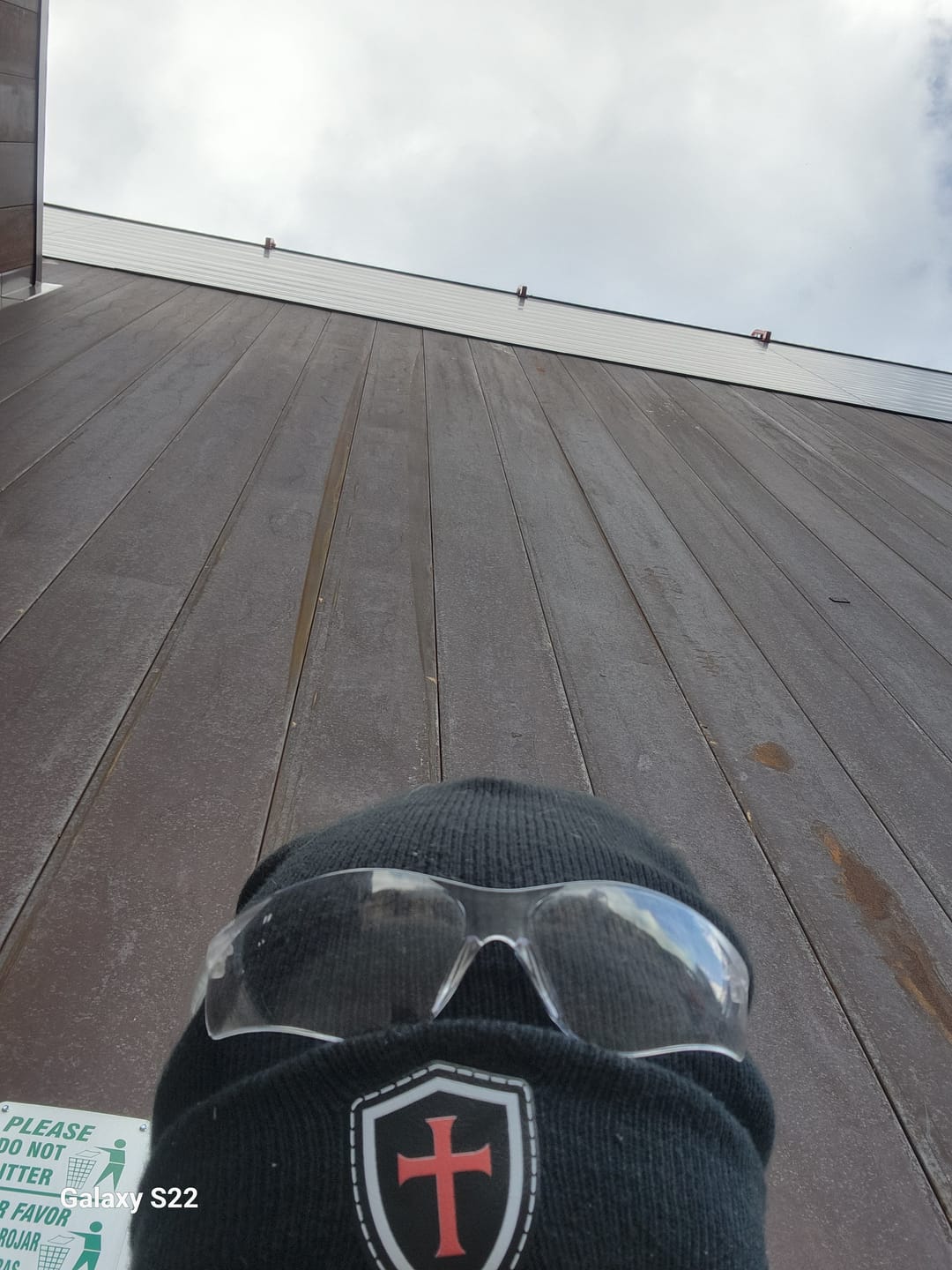 Customer photo review of Crusader Cross Beanie