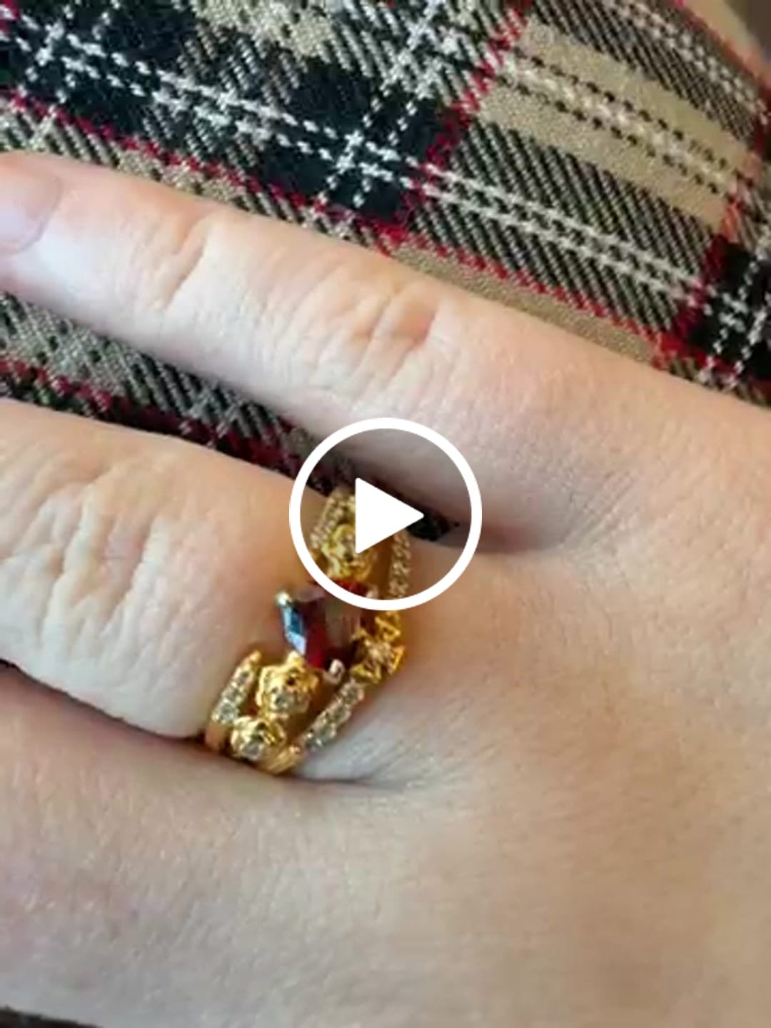 Customer video review of Sacred Heart Bloom Ring