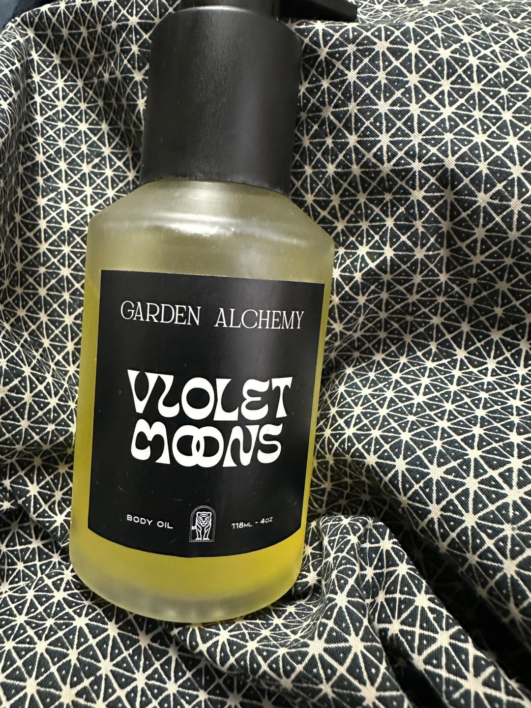 Customer photo review of VIOLET MOONS BODY OIL