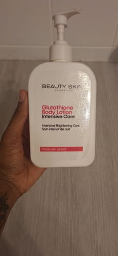 Customer photo review of GLUTATHIONE BODY LOTION- INTENSIVE CARE