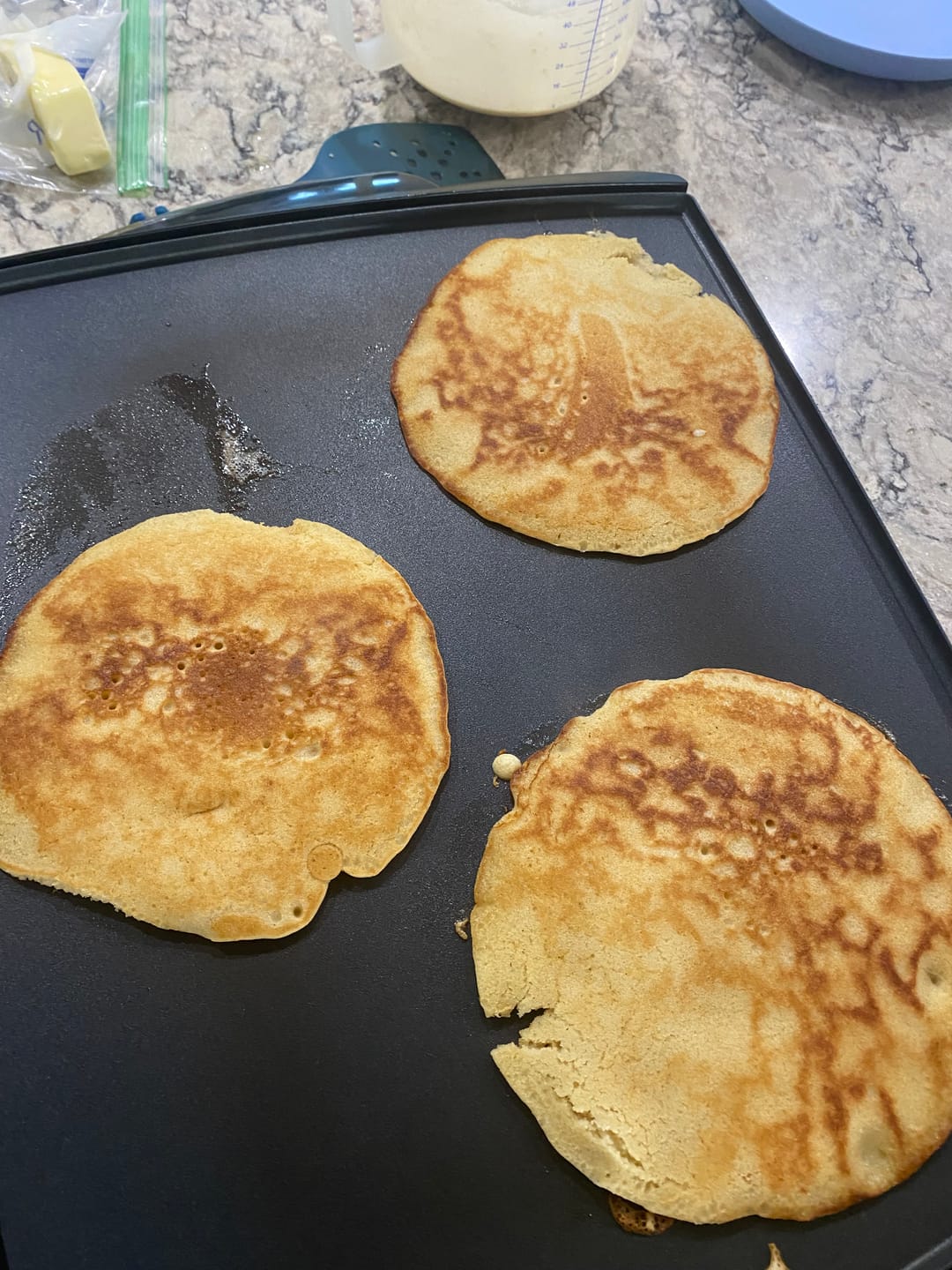 Customer photo review of Cousin T's Maple Syrup & 2 Pack Pancake Mix Bundle