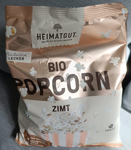 Kundenbewertung mit Foto zu Bio Popcorn Zimt