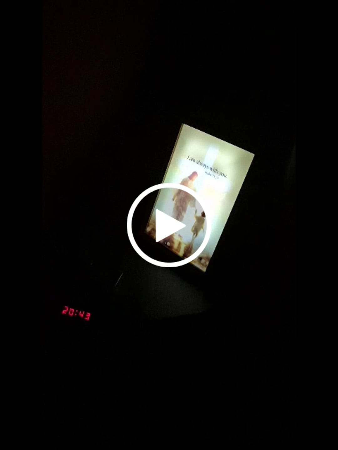 Customer video review of The Jesus Lamp