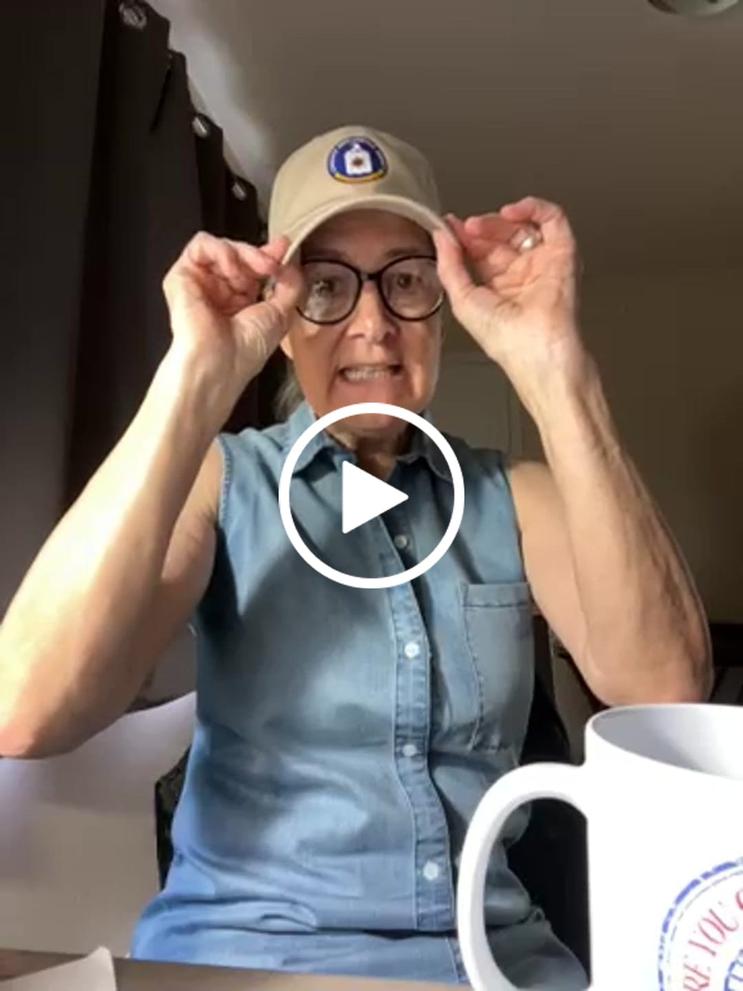 Customer video review of Candace Intelligence Agency Hat
