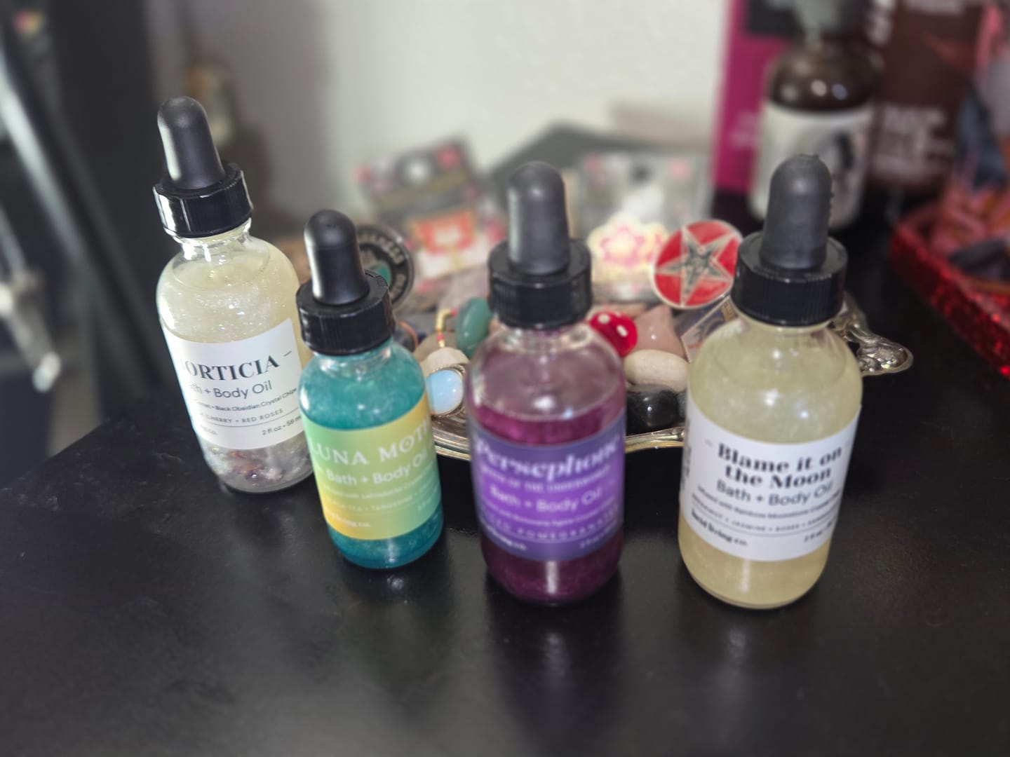 Customer photo review of MORTICIA Bath & Body Oil