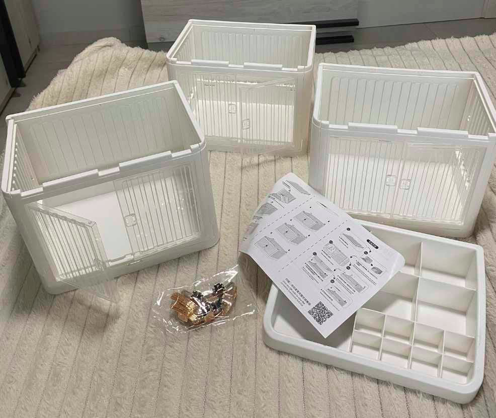 Customer photo review of Makeup Storage Box Organizer