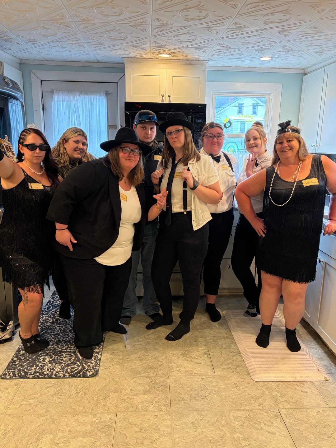 Customer photo review of 1920s Murder Mystery Game Kit