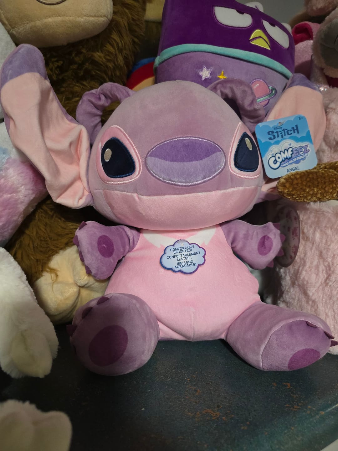 Customer photo review of Angel Weighted Sensory Plush Disney