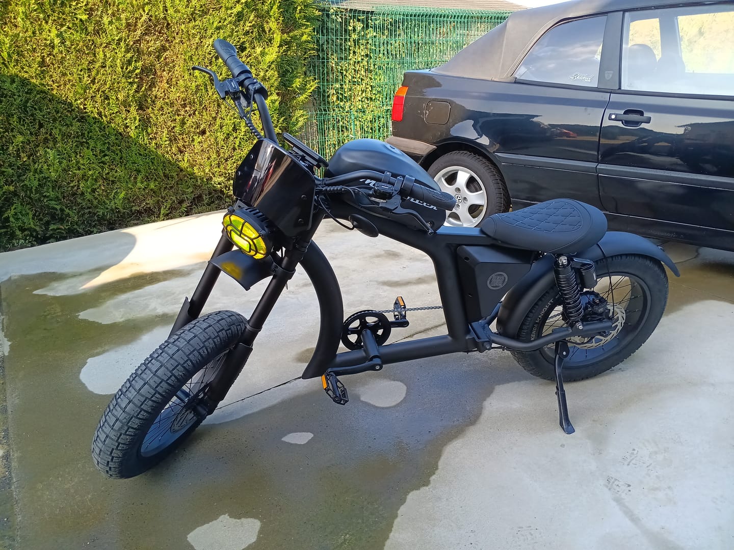 Customer photo review of Vélo électrique FatBike Mangosteen FT-02 style chopper