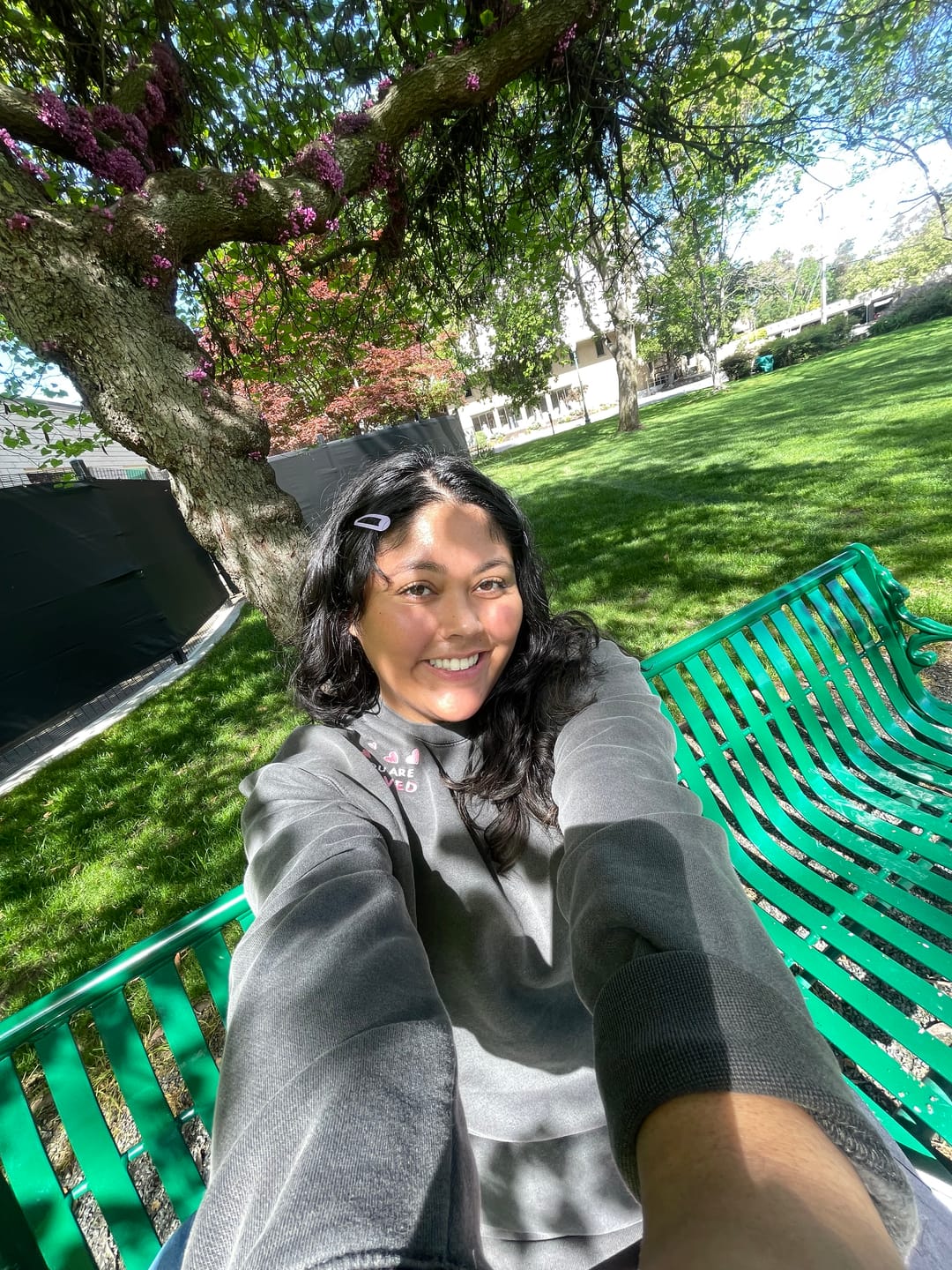 Customer photo review of You Are Loved Crewneck