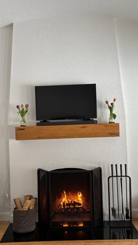 Customer photo review of Distressed Mantels