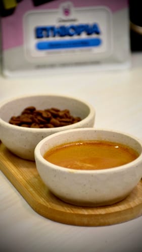 Customer photo review of Earth Espresso Cups - OurCoffeeShelter