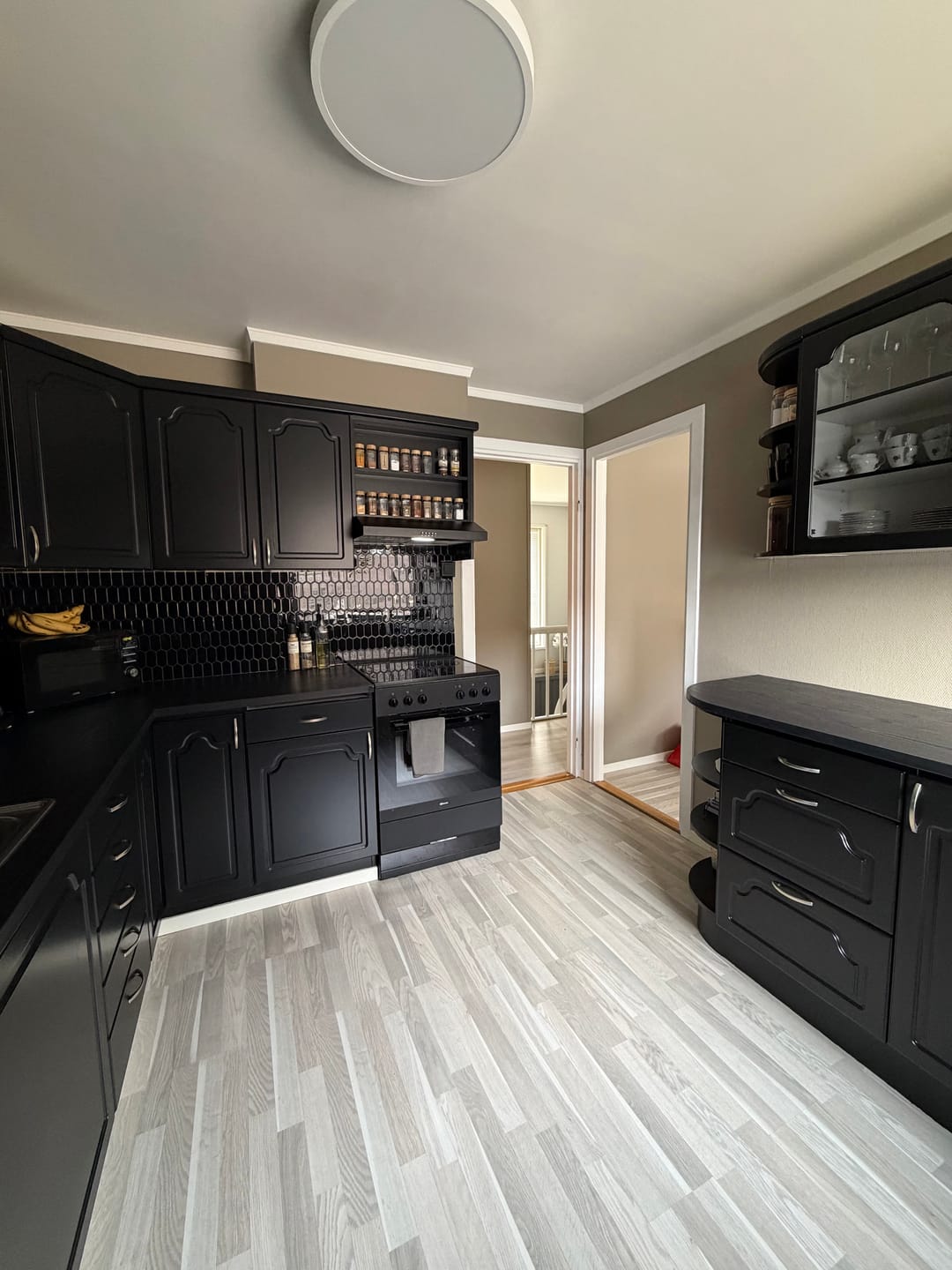 Customer photo review of Treverk sort matt kontaktplast