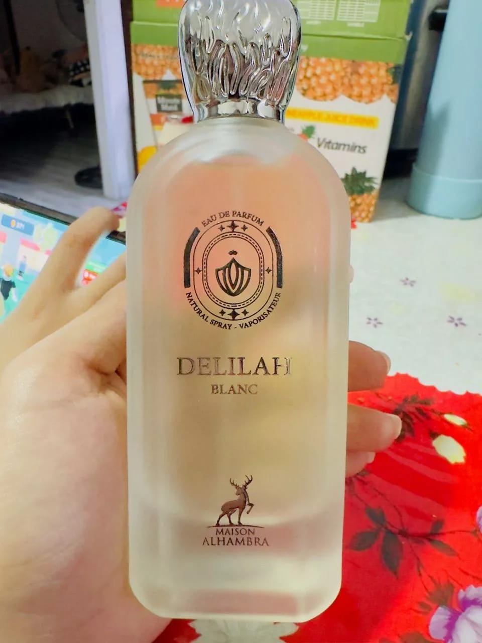 Customer photo review of Maison Alhambra Delilah Blanc 100ML EDP