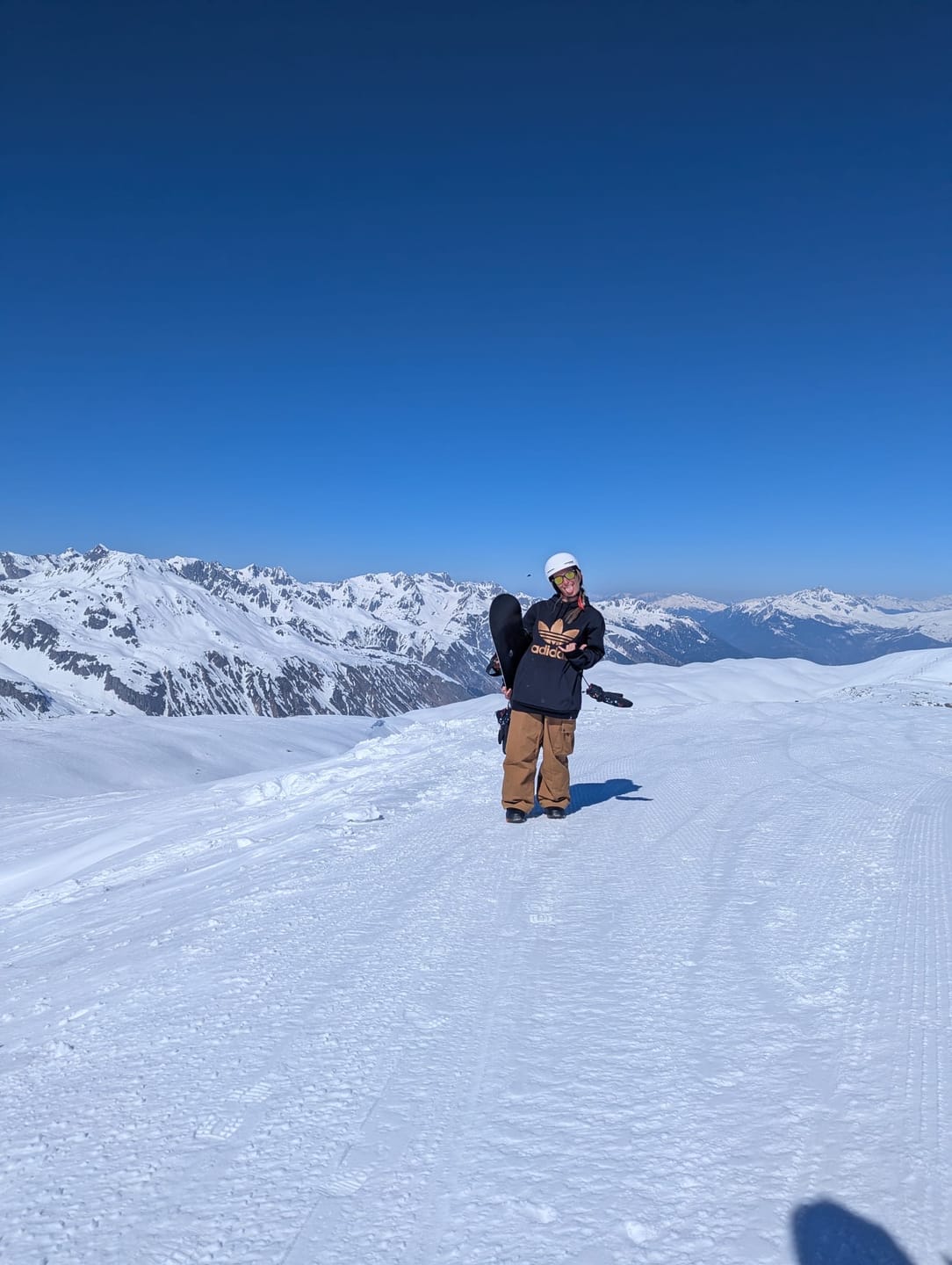 Customer photo review of Women's Caramel Baggy Oxford Wear-resistant Snow Pants